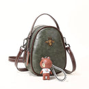 Ladies Bee Encrusted Genuine Leather Sling Bag Iconix