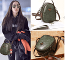 Ladies Bee Encrusted Genuine Leather Sling Bag Iconix