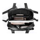 Ladies PU leather Anti-Theft Backpack - Black Professional - F9078 Women's Backpacks Iconix