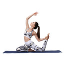 Ladies White and Grey Prism Yoga Set Activewear | HK212 Leggings Iconix