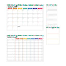 Magnetic Tropical Monthly and Weekly Planner Set Kitchen Iconix