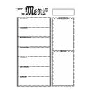 Magnetic Weekly Menu and Shopping Planner Kitchen Iconix