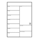 Magnetic Weekly Planner Kitchen Iconix
