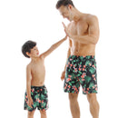 Matching Father or Son Tropical Swim Shorts matching mens/boys Iconix