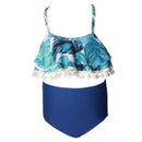 Mom or Daughter Blue Lagoon Frill Matching Bikini bikini Iconix