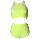 Mom or Daughter Green Neon Matching Bikini bikini Iconix