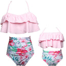 Mother or Daughter Matching Swimsuit - Pink bikini Iconix