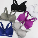 Pack of 6 Colour Wireless Sports Bra's - 8911 Sports Bra Iconix