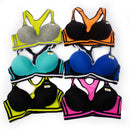 Pack of 6 Colour Wireless Sports Bra's - 8921 (38B/40C Available) sports bras Iconix
