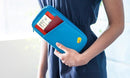 Passport and Document Travel Organiser In Six Colours Storage & Organization Iconix Sky Blue