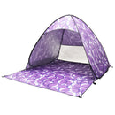 Perfect Purple Pop-Up Beach and Camping Tent Beach Accessories Iconix