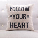 Pillow Case - Follow Your Heart Iconix