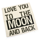 Pillow Case - Love You To The Moon and Back bedroom decor Iconix