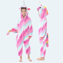 Pink & Blue Starry Unicorn Kids Onesie Iconix