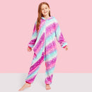 Pink & Blue Starry Unicorn Kids Onesie Iconix