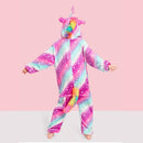 Pink & Blue Starry Unicorn Kids Onesie Iconix