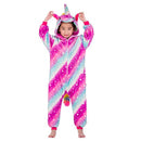 Pink & Blue Starry Unicorn Kids Onesie Iconix