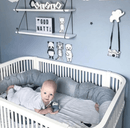 Plush Baby Crocodile Cot Bumper Iconix