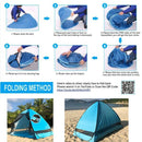 Pop-Up Beach and Camping Tent with Mesh Cover Outdoor Iconix