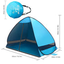 Pop-Up Beach and Camping Tent with Mesh Cover Outdoor Iconix