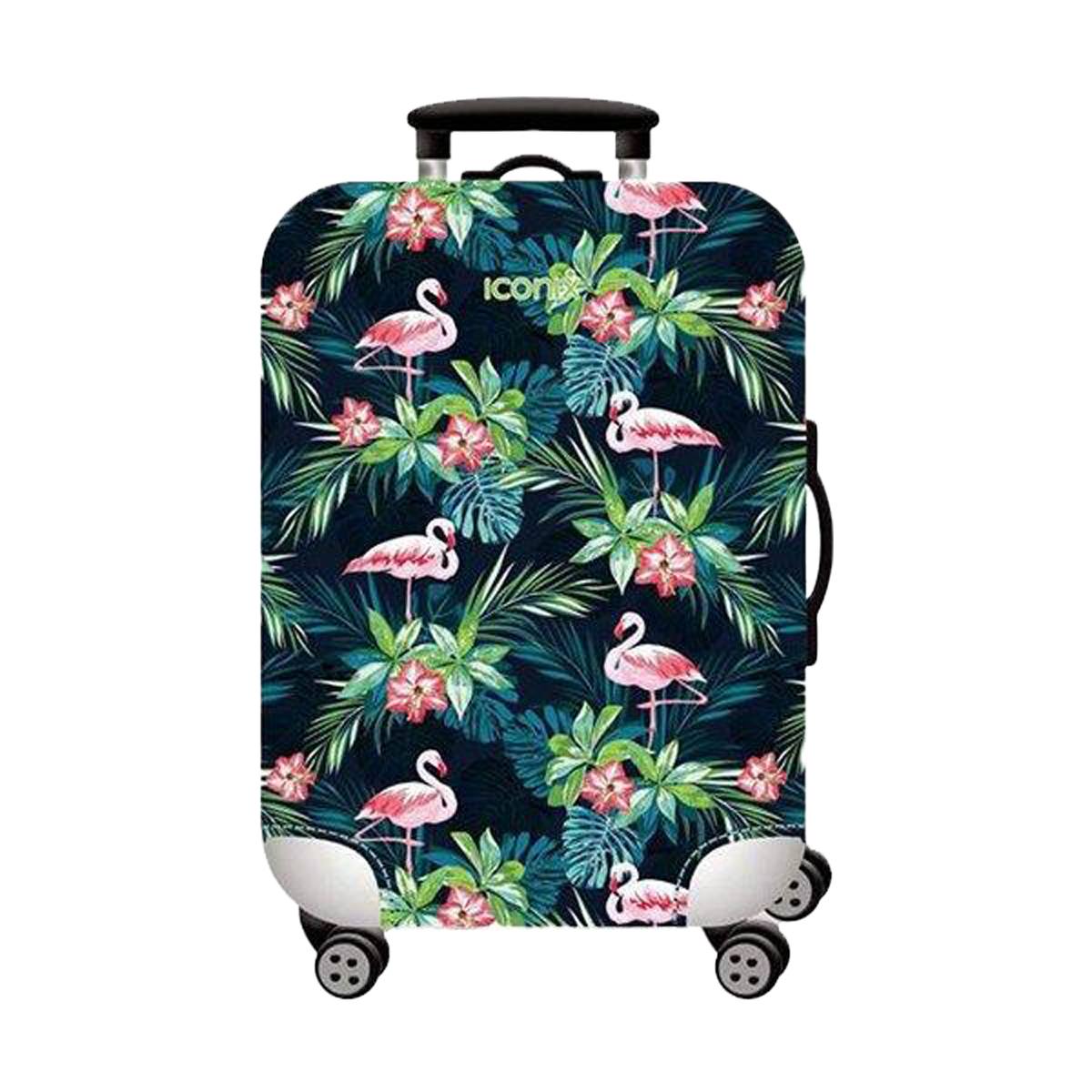 Printed Luggage Protector Flamingo Fest