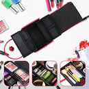 PU Leather 3-Layer Cosmetic Case Beauty & Fashion Iconix