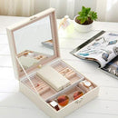 PU Leather Jewelry Storage Display Organizer Beauty Iconix