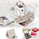 PU Leather Jewelry Storage Display Organizer Beauty Iconix