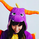 Purple Dragon Onesie for Adults Iconix