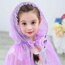 Purple Kids Hooded Cape E84 Iconix
