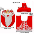 Red Santa Christmas Bathroom Decor | 3pc Party & Fun Iconix
