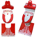 Red Santa Christmas Bathroom Decor | 3pc Party & Fun Iconix