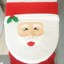 Red Smiling Santa Christmas Bathroom Decor | 3pc Party & Fun Iconix