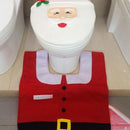 Red Smiling Santa Christmas Bathroom Decor | 3pc Party & Fun Iconix