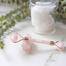 Rose Quartz Facial Massage Jade Roller Iconix