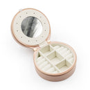 Rounded PU Leather Jewellery Display Organiser Jewellery Organisers Iconix