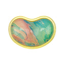 Silicone Crystal Wrist Support Pad - Green Marble Mouse Pads Iconix