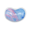 Silicone Crystal Wrist Support Pad - Milky Blue Marble Mouse Pads Iconix