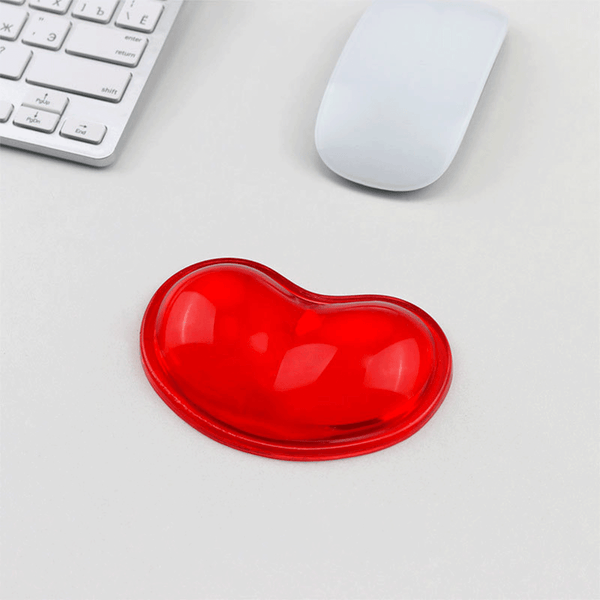 Silicone Crystal Wrist Support Pad - Red Mouse Pads Iconix 