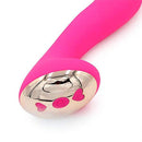 Silicone Rechargeable Vibrator with Heart Handle Iconix