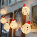Snowman LED String Lights Iconix