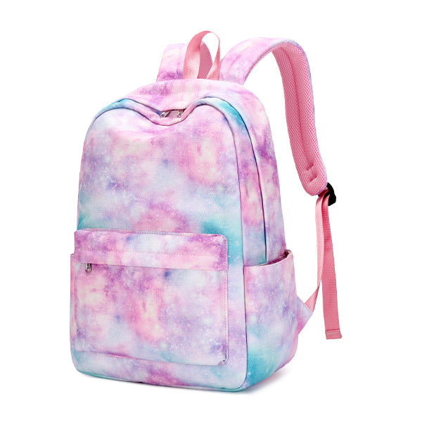 Student Tie dye Backpack Pearly Pink