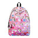 Students Bright Unicorn Rainbow Print Backpack Student Backpacks Iconix
