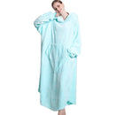 Teal Oversized Floor-Length Body Blanket Hoodie Adult Blanket Hoodies Iconix