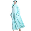 Teal Oversized Floor-Length Body Blanket Hoodie Adult Blanket Hoodies Iconix