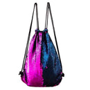 Two Colour Sequin Mermaid Drawstring Bag Iconix Purple/Blue