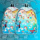 Unicorn Rainbow Printed Kids Backpack -Green Backpack Iconix