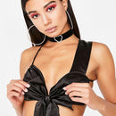 Unwrap Me Satin Bow Teddy After Dark Iconix