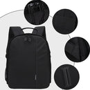 Water-Resistant Breathable Camera Backpack with Tripod Strap Iconix