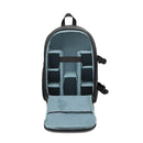 Water-Resistant Breathable Camera Backpack with Tripod Strap Iconix Grey